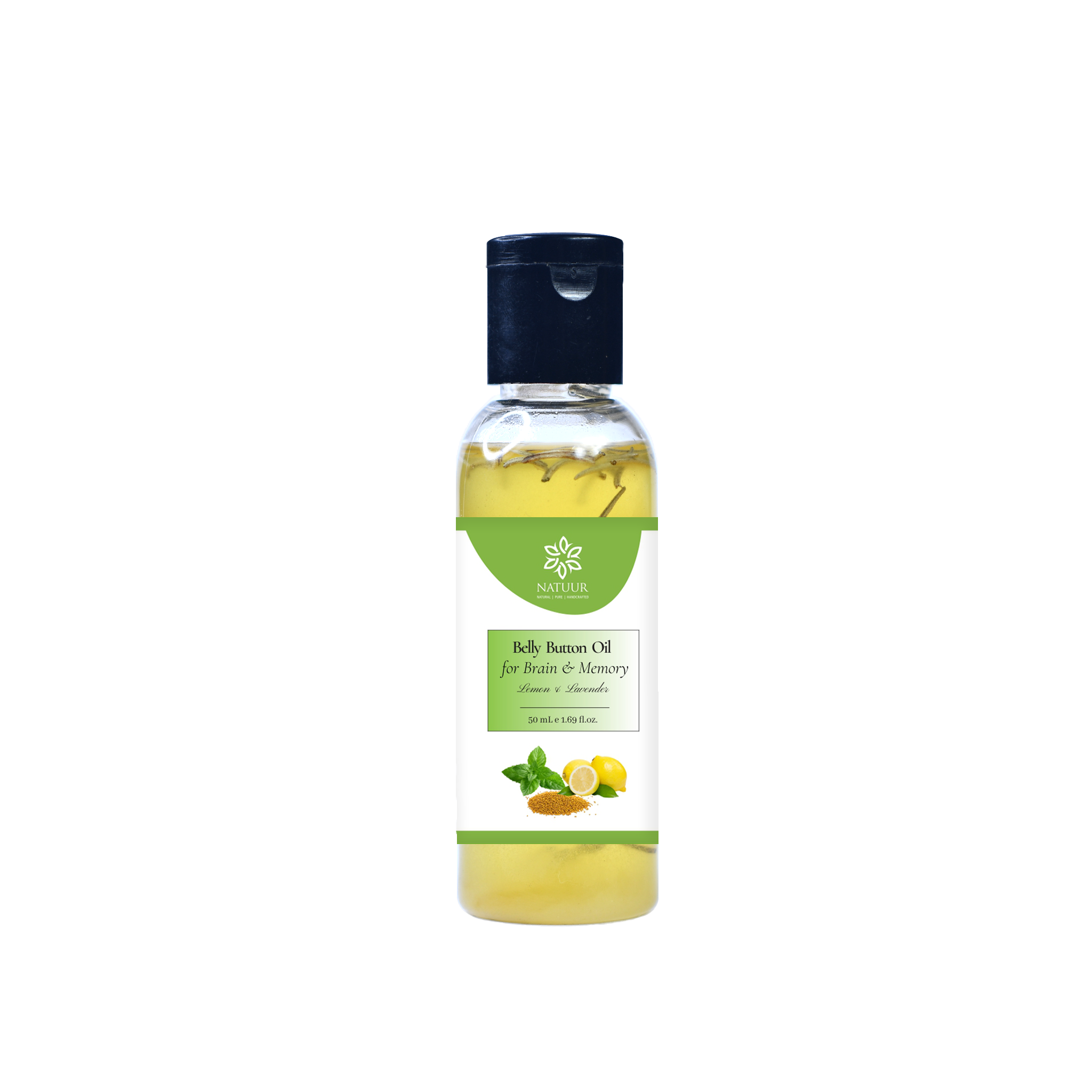Belly Button Oil Brain and Memory Loss - front image
