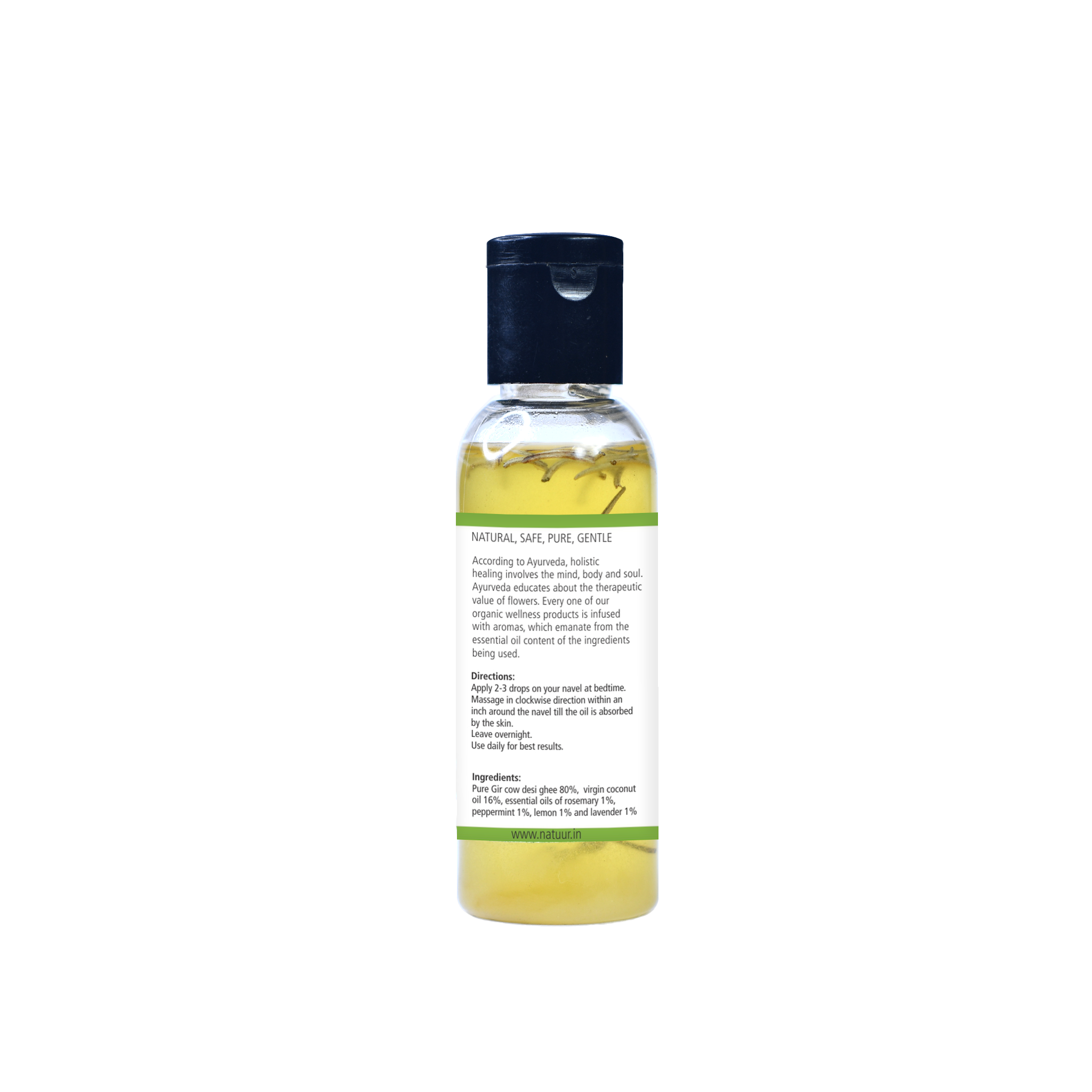 Belly Button Oil Brain and Memory Loss - back image