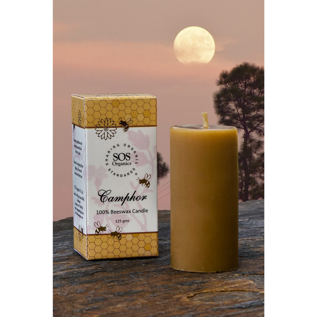 Camphor Beeswax Candle