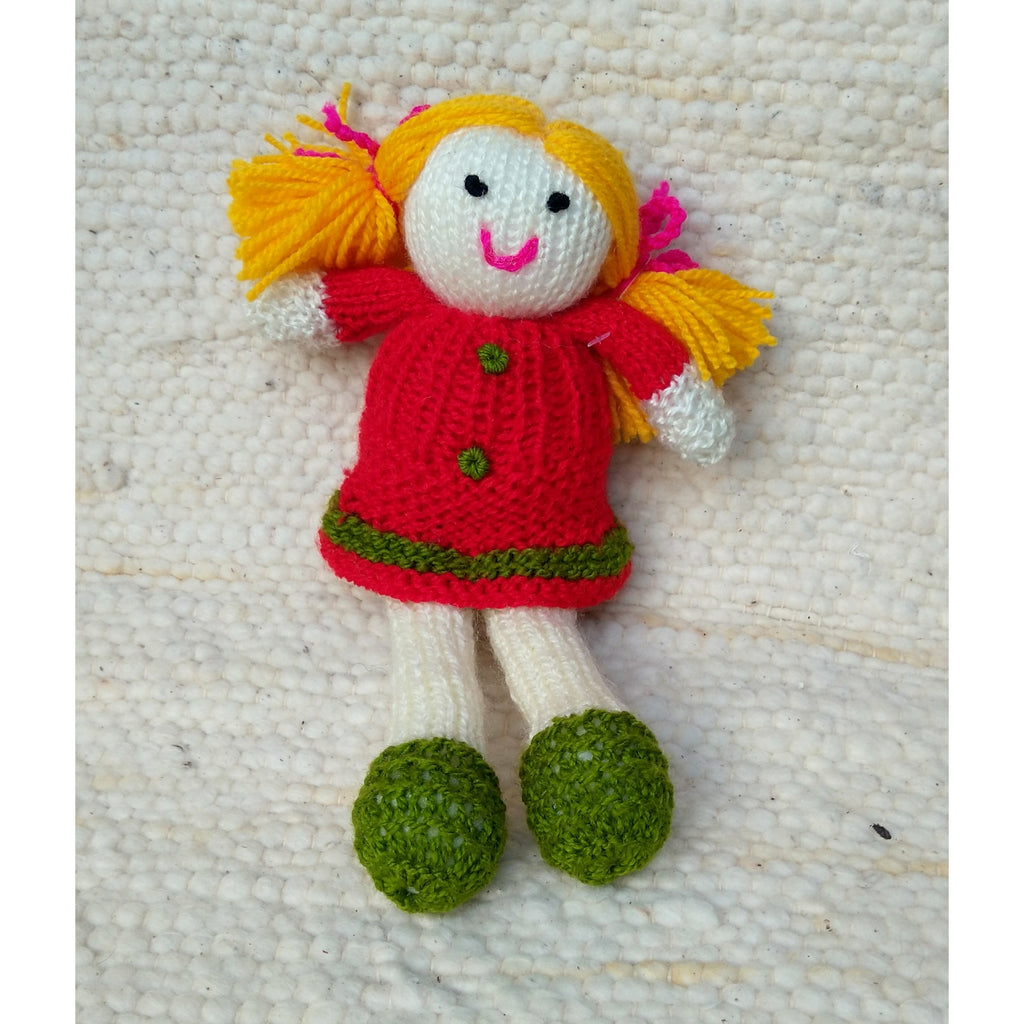 Hand Knitted Rag Doll