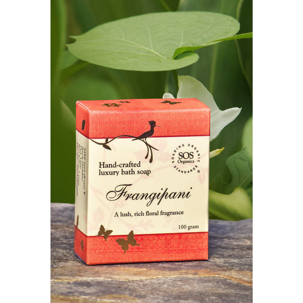 frangipani bath soap