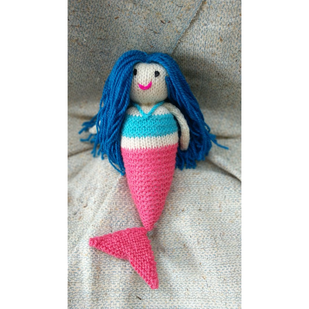 Hand Knitted Mermaid Soft Toy